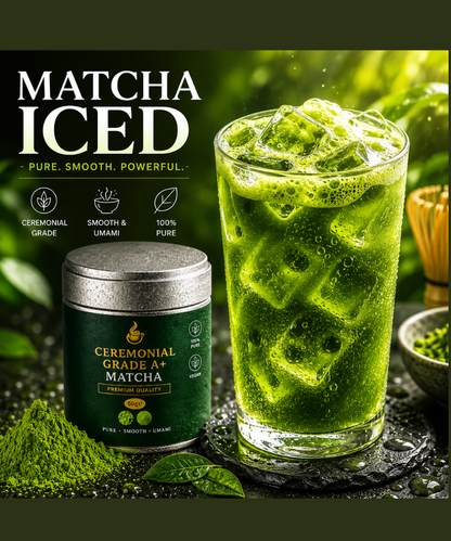 Deluxe Ceremonial Grade A+ SAKAYA Matcha beste kwaliteit - Iced Matcha - Circa 35 bereidingen - 50 gram