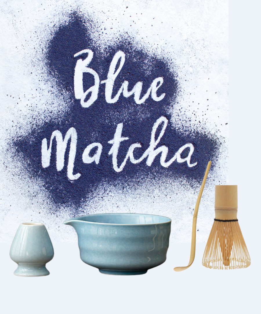 Originele Mito Japanse Ceremony Matcha Set 4 delig Blauw