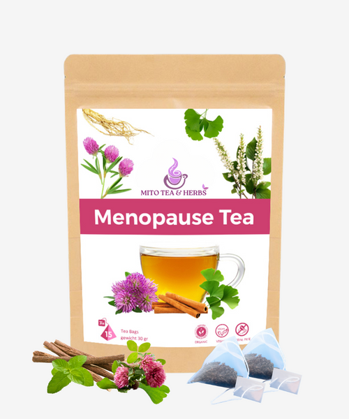 Mito Menopause tea - Natuurlijke Overgangsthee - 15 Theezakjes - Rijk aan ijzer