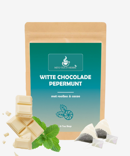 Mito tea - Witte Chocolade Pepermunt Thee - 15 theezakjes