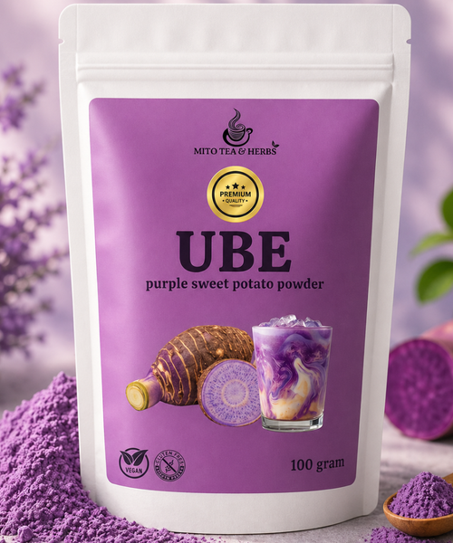 Premium Ube - Paarse zoete-aardappelpoeder - circa 50 bereidingen - 100 gram