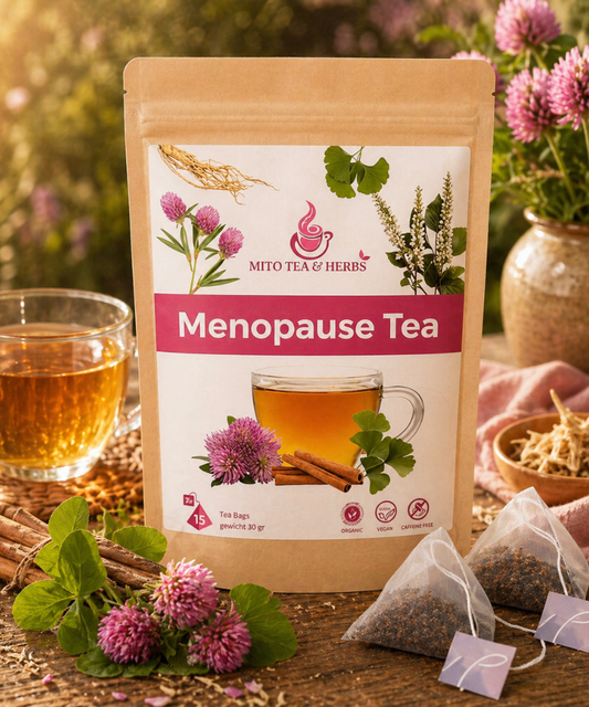 Mito Menopause tea - Natuurlijke Overgangsthee - 15 Theezakjes - Rijk aan ijzer